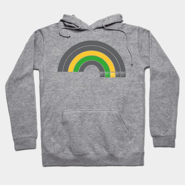 Word Rainbow Hoodie by BignellArt